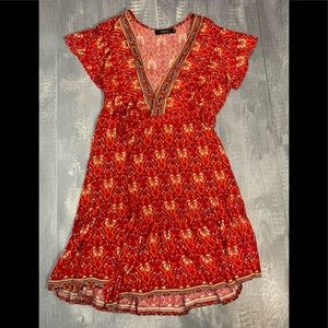 Super cute summer wrap mini dress